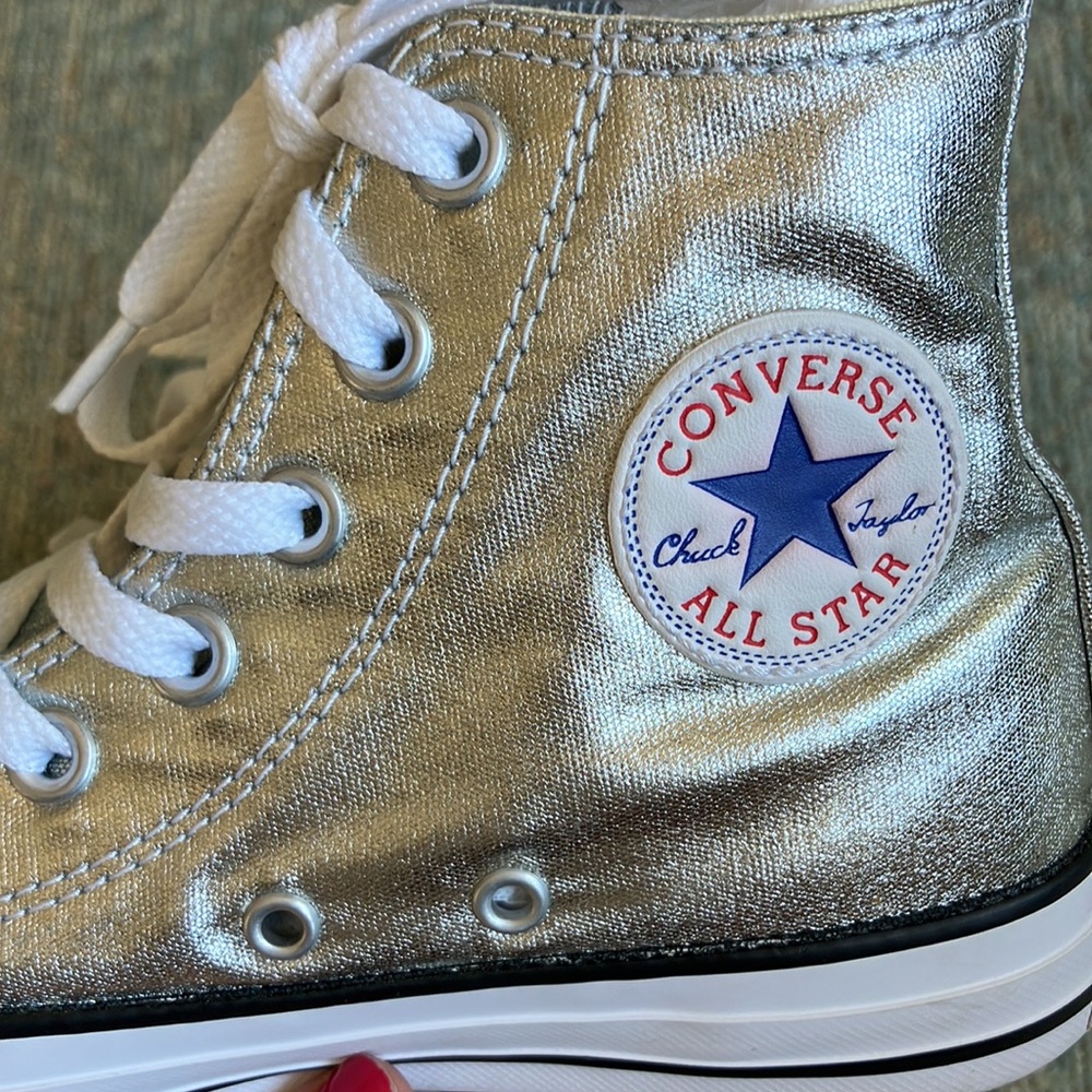 Gorgeous Metallic Converse!